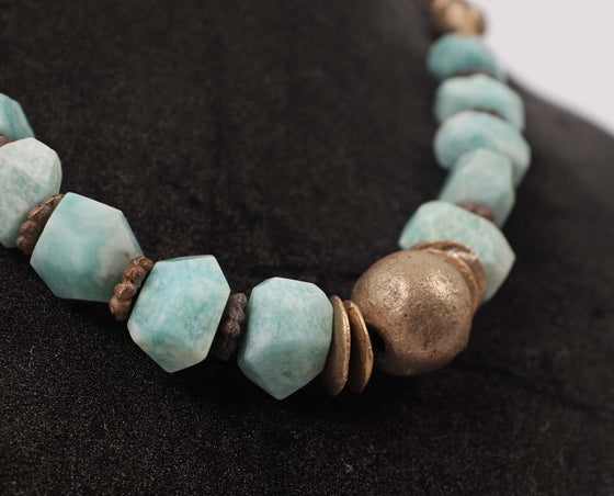 Debe Dohrer Amazonite on Chain Necklace