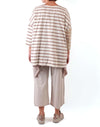 Alembika Tan Striped Cardigan