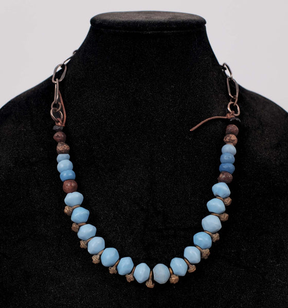 Debe Dohrer Russian Blue Bead Necklace