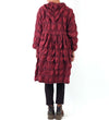 Dress To Kill Red Plaid Hooded Coat