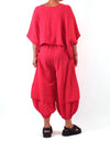 Oh My Gauze Guchi Pant in Crimson