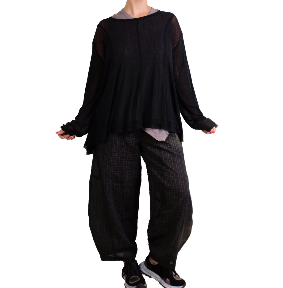 Dress To Kill Black Net R-Pullover