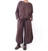 Bodil Mixed Pant in Mushroom