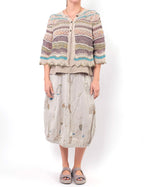 M. & Kyoko Beige Knit Skirt