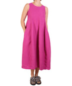 Gerties Gored Dress in Very Berry