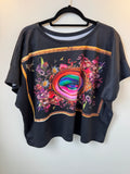 T2T Paper Temples Graphic Tee One Size