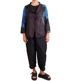 Mieko Mintz Tie Dye Circle Shibori Kantha Short Jacket