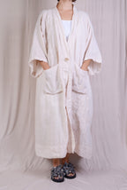 Krista Larson Linen Kimono In Alabaster