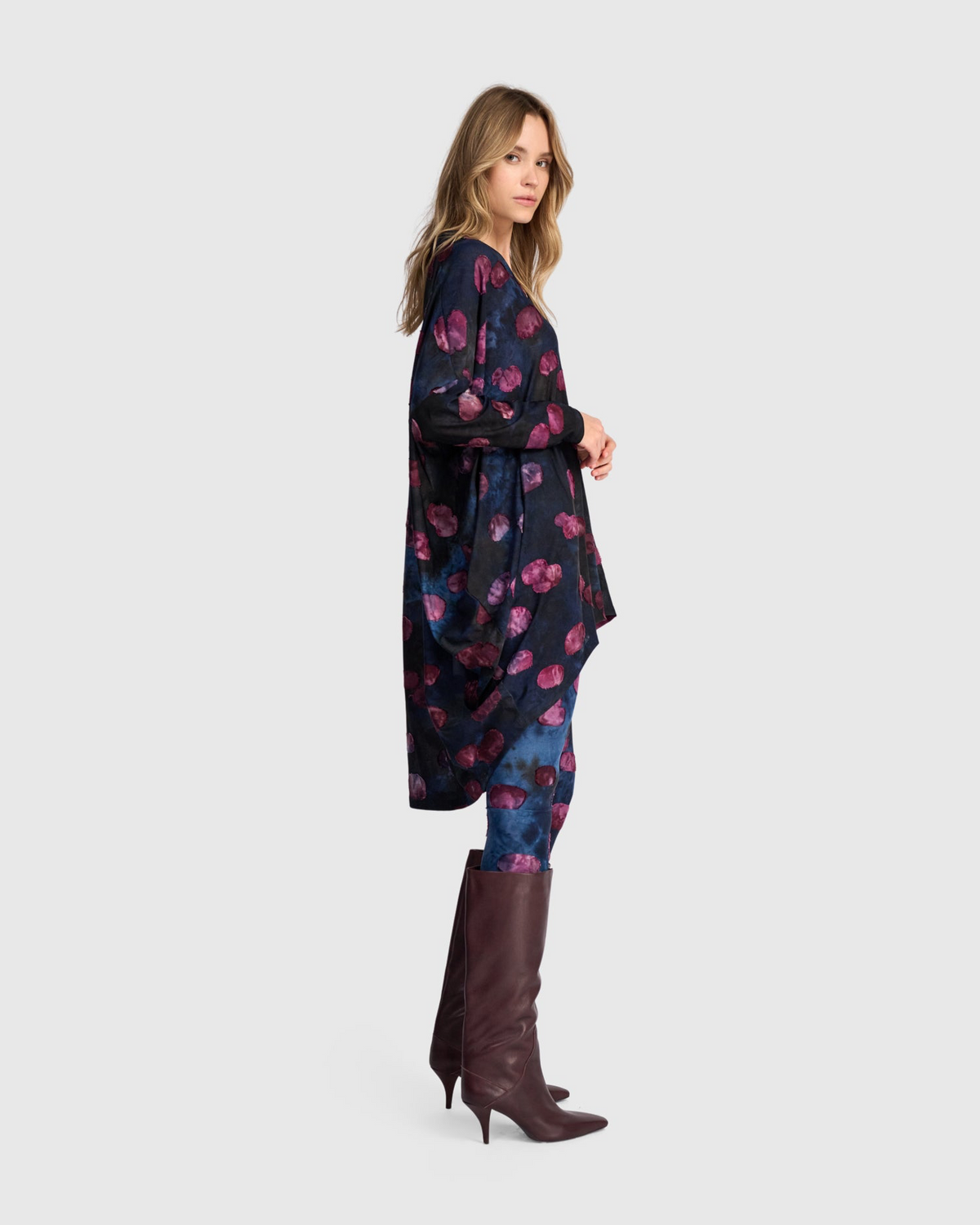 Alembika Polka Dot Top in Midnight