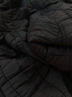 Dress To Kill Black Quilt Peter Pan Swing Jacket
