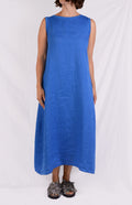 Cutloose Maxi Tank Dress in Vivid Blue