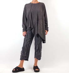  Loyko Drama Blouse in Graphite