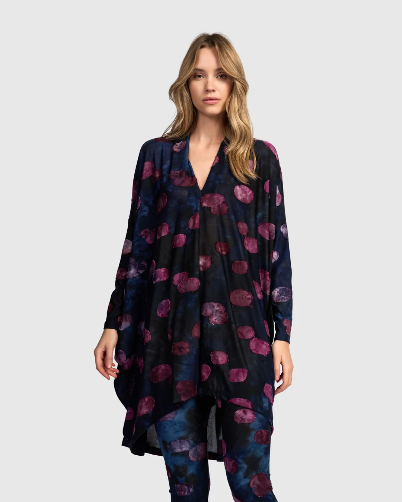 Alembika Polka Dot Top in Midnight
