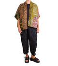 Mieko Mintz Vintage Silk Kantha Mini Poncho