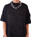 Frank Ideas Chaotic Necklace in Black/White