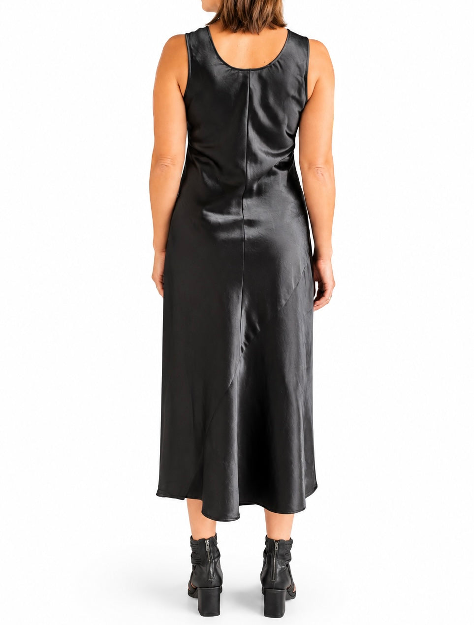 Haako Black Bias Cut Dress