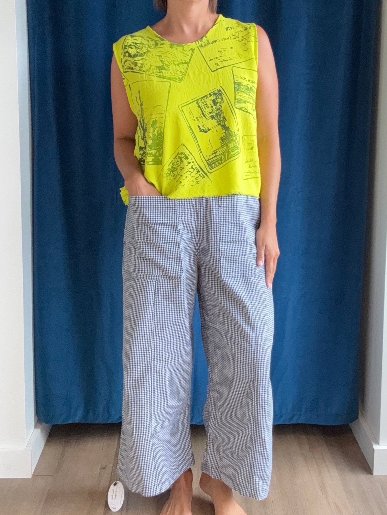 Paper Temples Piper Pant in Gingham
