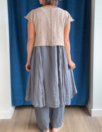 Paper Temples Yield Pullover in Tan/Charcoal