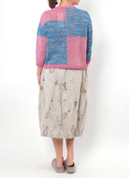 M. & Kyoko Beige Knit Skirt