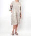 M. & Kyoko Beige Knit Dress