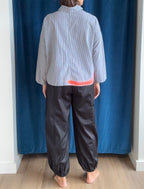 Paper Temples Lo Top in Gingham Spray