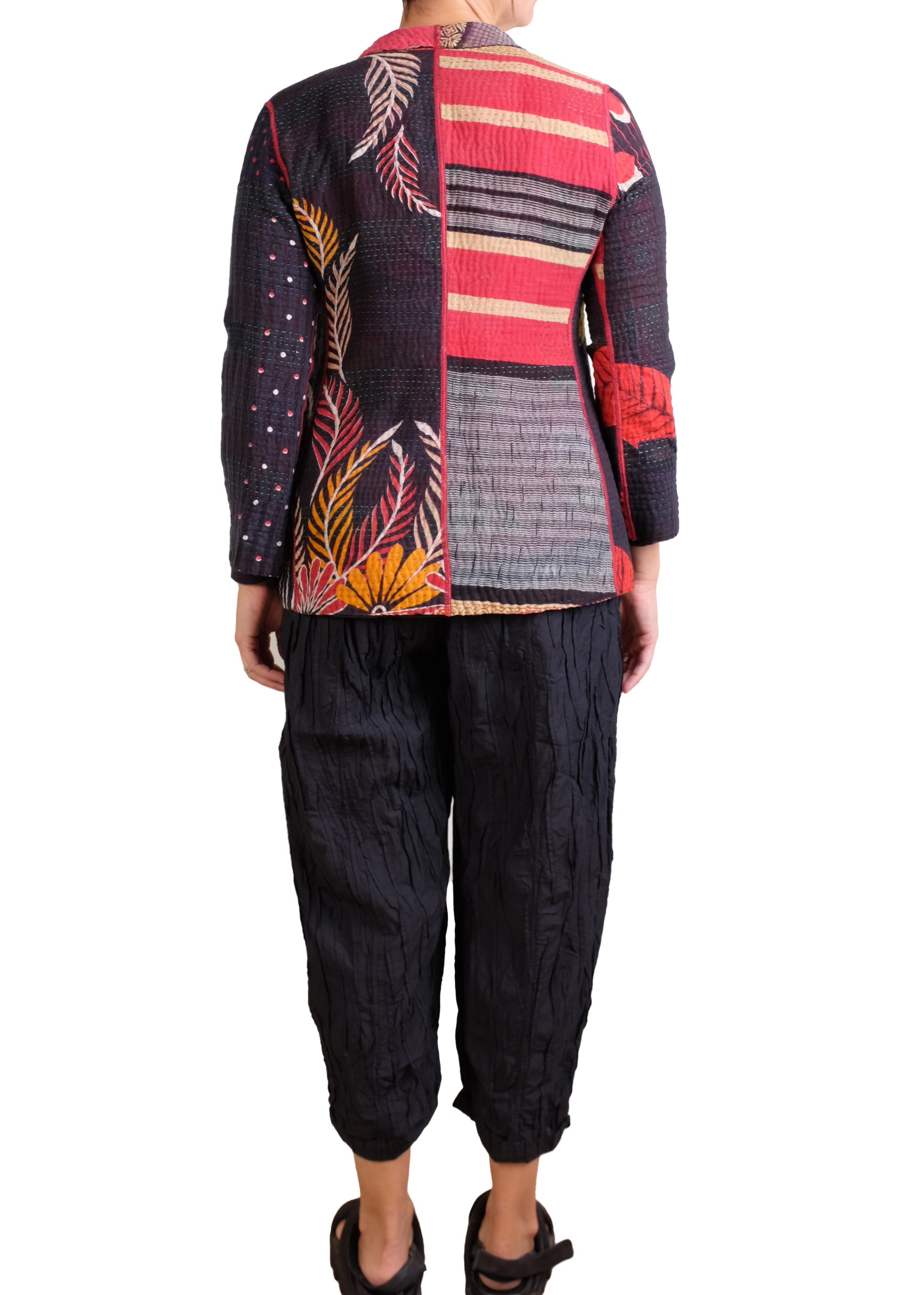 Mikeo Mintz Puzzle Kantha Short Jacket