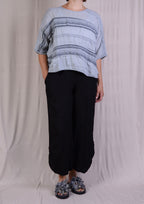 Cynthia Ashby Kite Linen Top in Dove