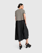 Alembika Black with Stripe Cardy Dress