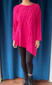  Krista Larson Lantern LS Shirt in Fuchsia