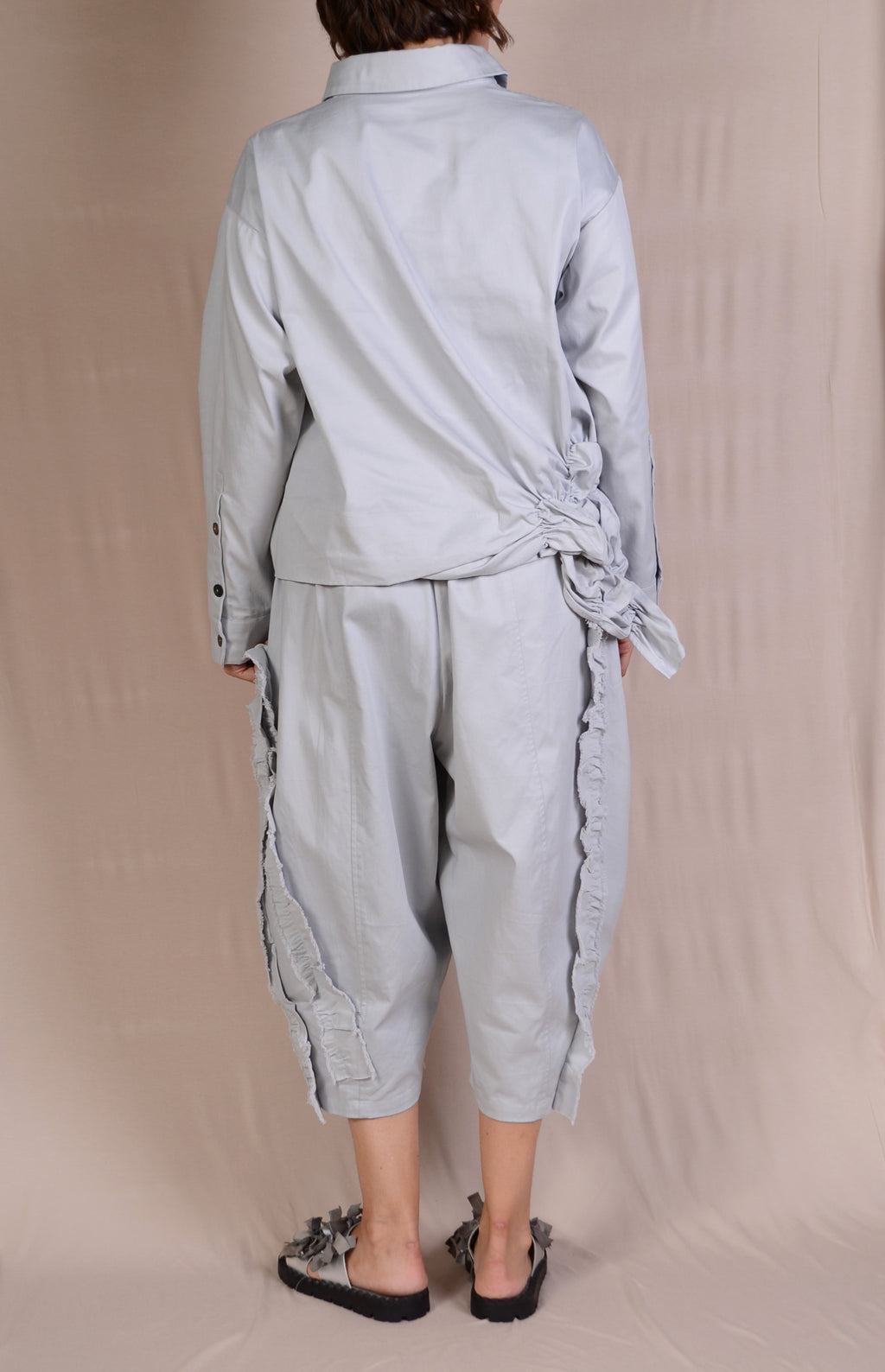 Moyuru Light Blue Cotton Twill Pants