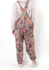 Magnolia Pearl Patchwork Love Overalls in Madras Rainbow