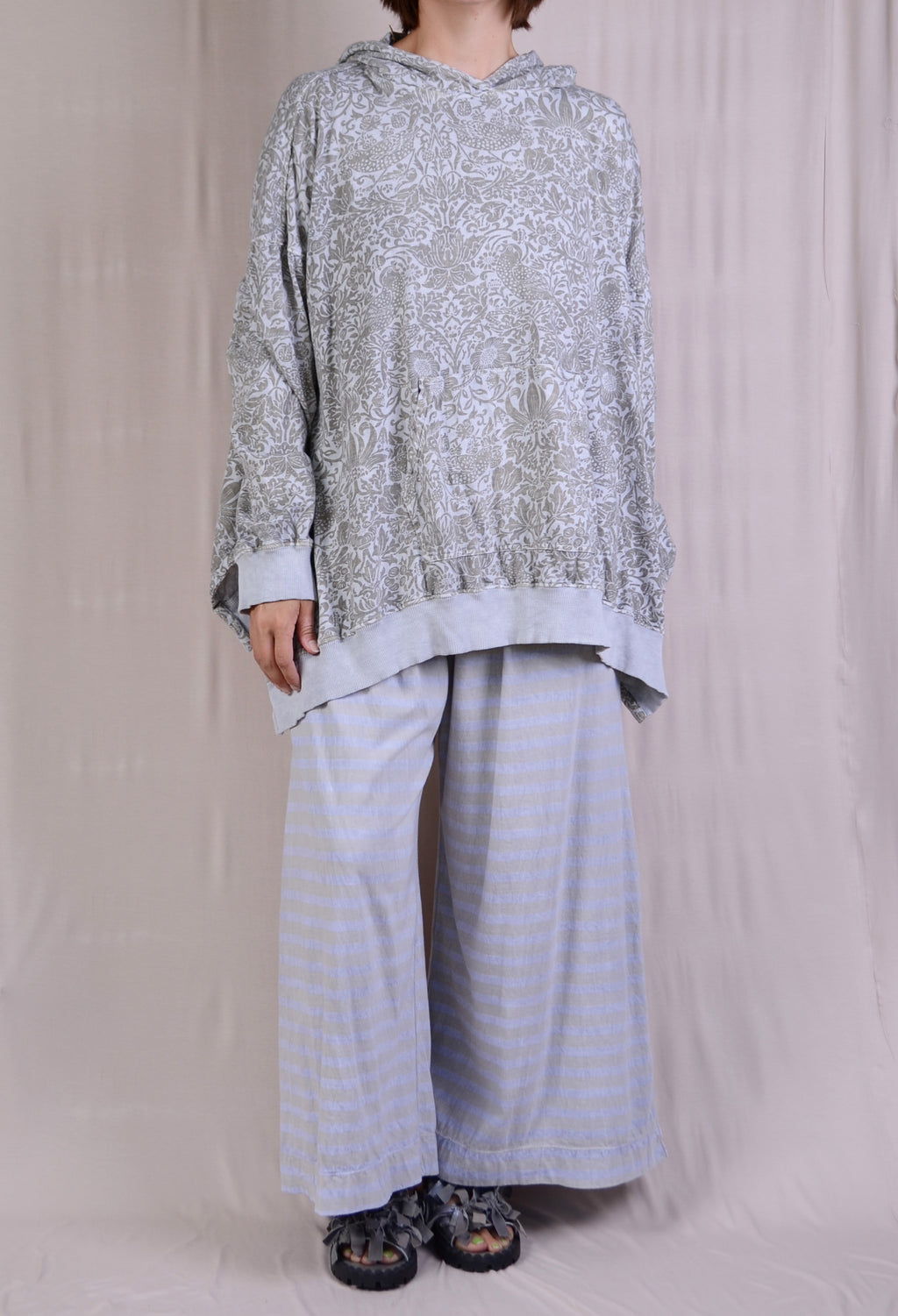 Krista Larson Bode Sweatshirt in Dove Bird