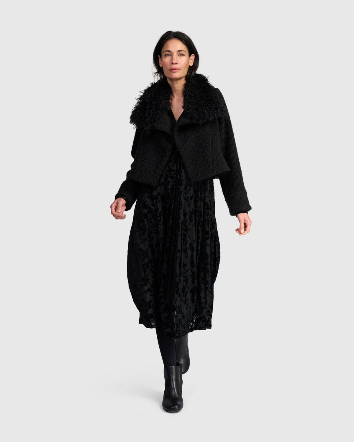 Alembika Black Boucle Jacket