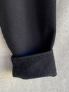 Cutloose Black Fleece Full Length Legging