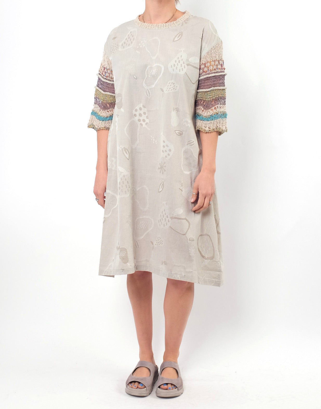 M. & Kyoko Beige Knit Dress