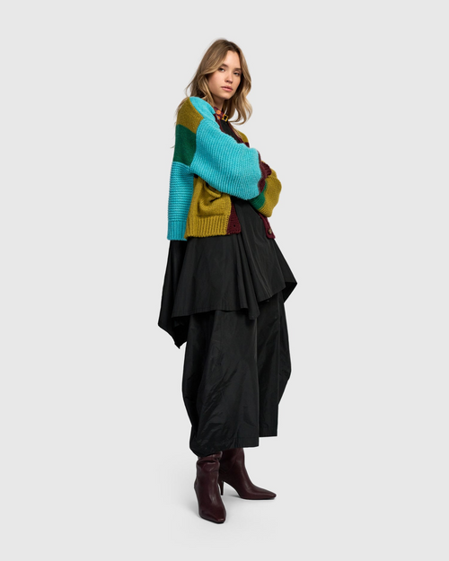Alembika Knit Sweater in Wine