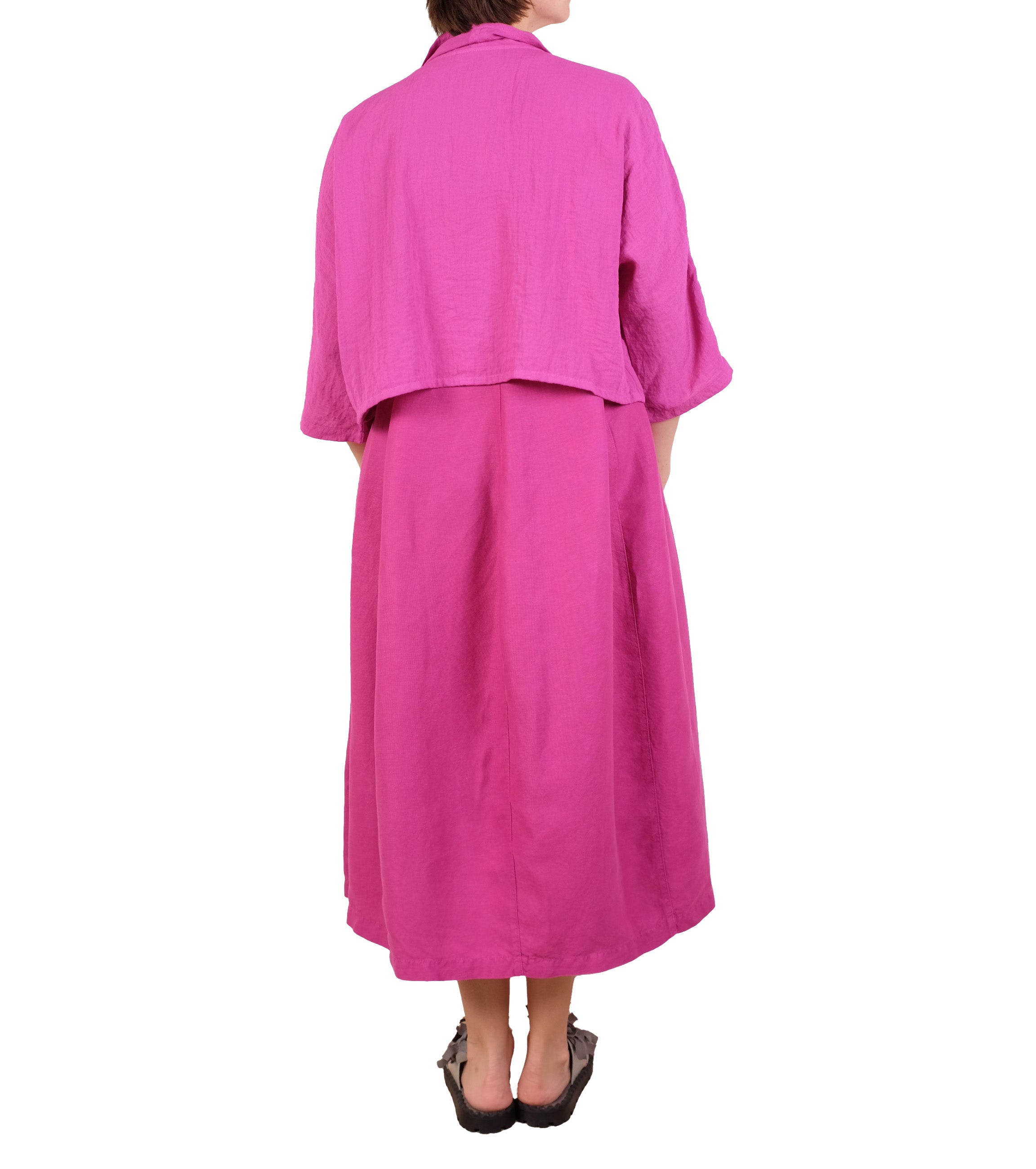 Gerties Gored Dress in Very Berry