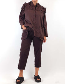  Loyko "Belt" Pants in Brown