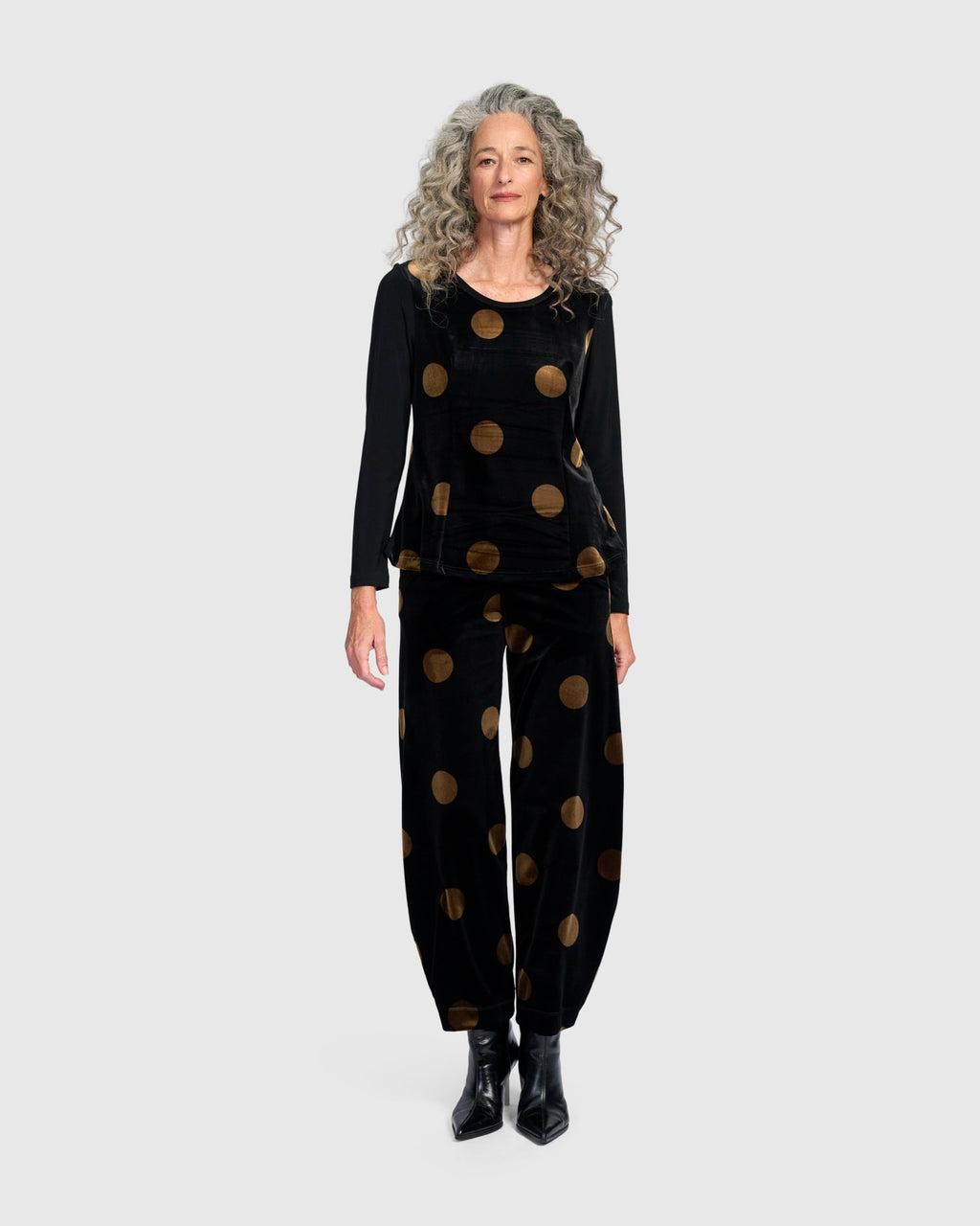 Alembika Velvet Pants in Eclipse
