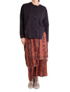 Loyko "Dune" Skirt/Pants in Orange Print