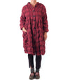 Dress To Kill Red Plaid Hooded Coat