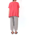 Cutloose One Size Cuff Top in Harbor Red Linen