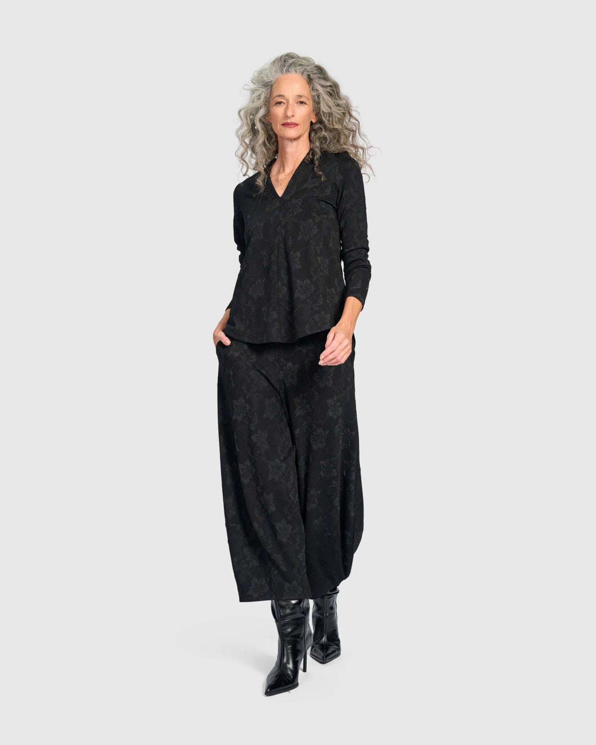 Alembika Jacquard Knit Pant
