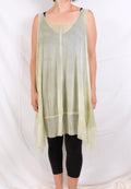 Robin Kaplan Mesh Tunic with Chiffon Trim (Two Colors)