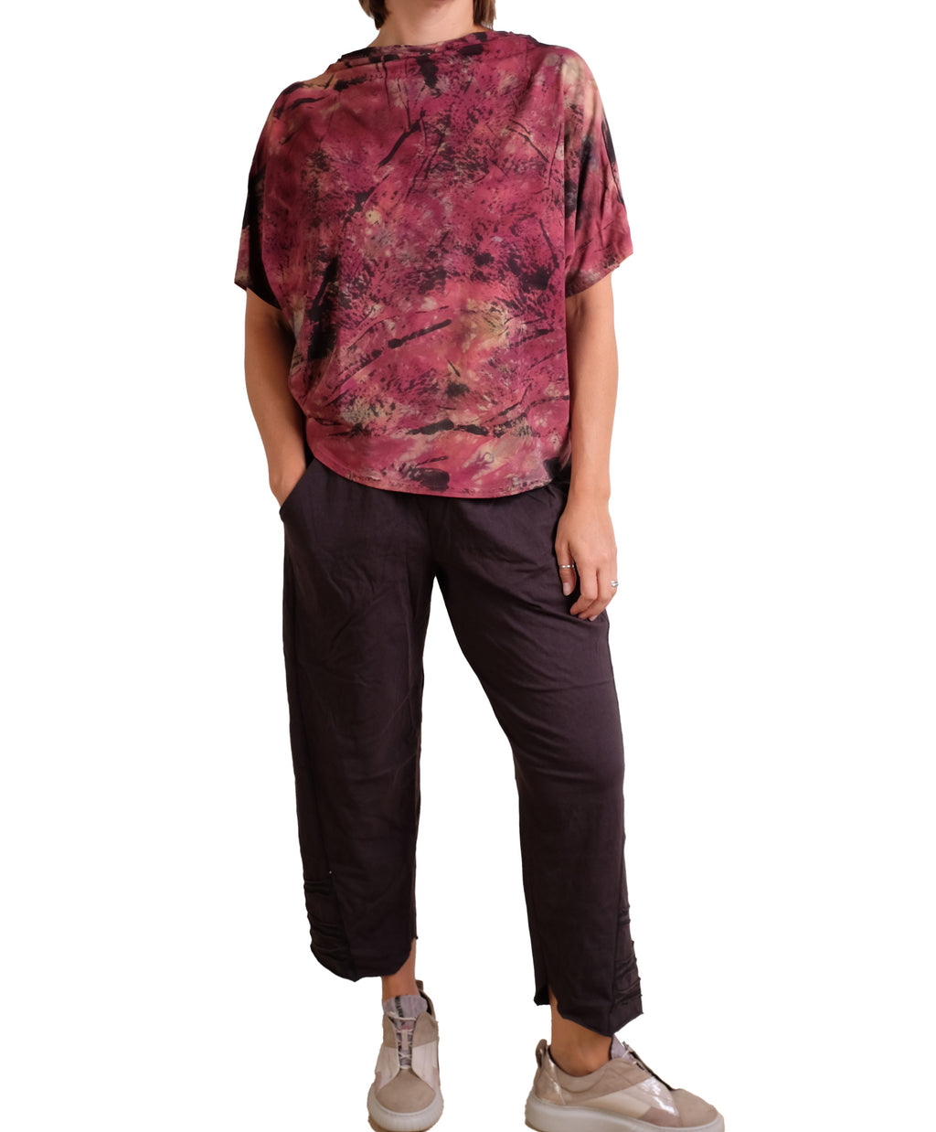 Cynthia Ashby Greco Top in Damask