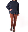 Paper Temples Abigail Sweater in Jade