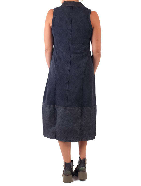 Luukaa Acid Wash Sleeveless Dress