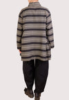 Dress To Kill Taupe/Black Stripe Side Tab Shirt