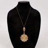 Debe Dohrer Ancient Carved Brass Pendant Necklace