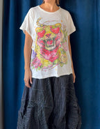 Jaded Gypsy Worn and Weathered Tee in Tigers Love